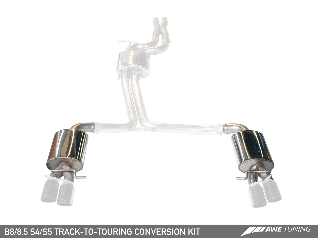 AWE Touring Edition Exhaust for Audi B8 S4 3.0T - Motorsports LA