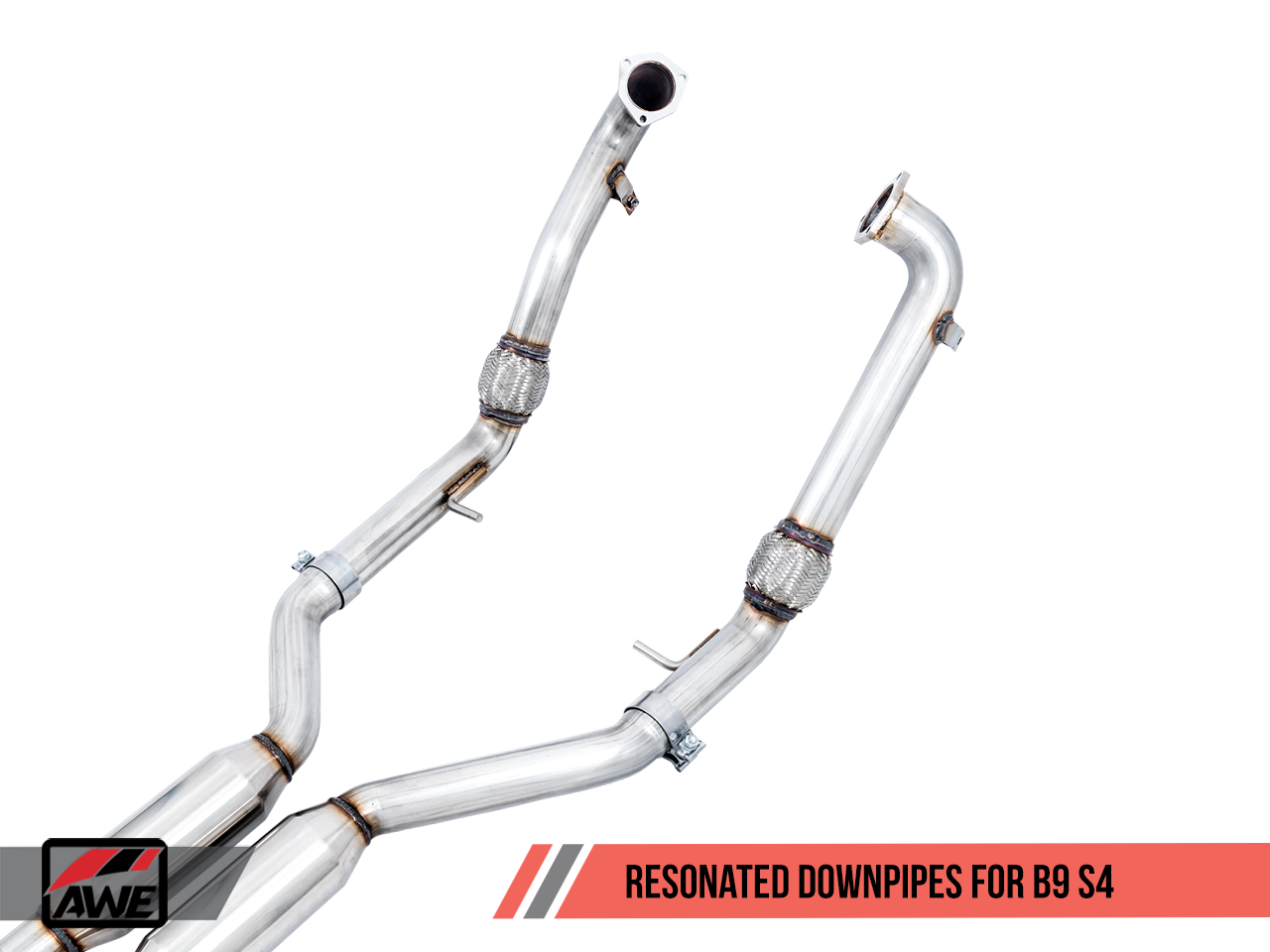 AWE Touring Edition Exhaust for Audi B9 S4 - Non-Resonated - Motorsports LA
