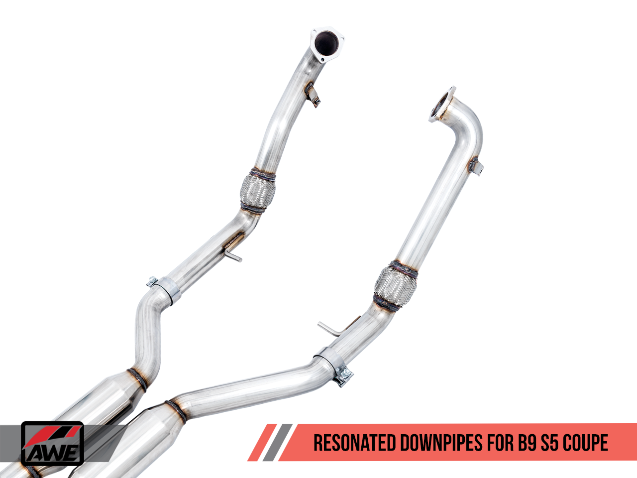 AWE SwitchPath™ Exhaust for Audi B9 S5 Coupe - Non-Resonated - Motorsports LA