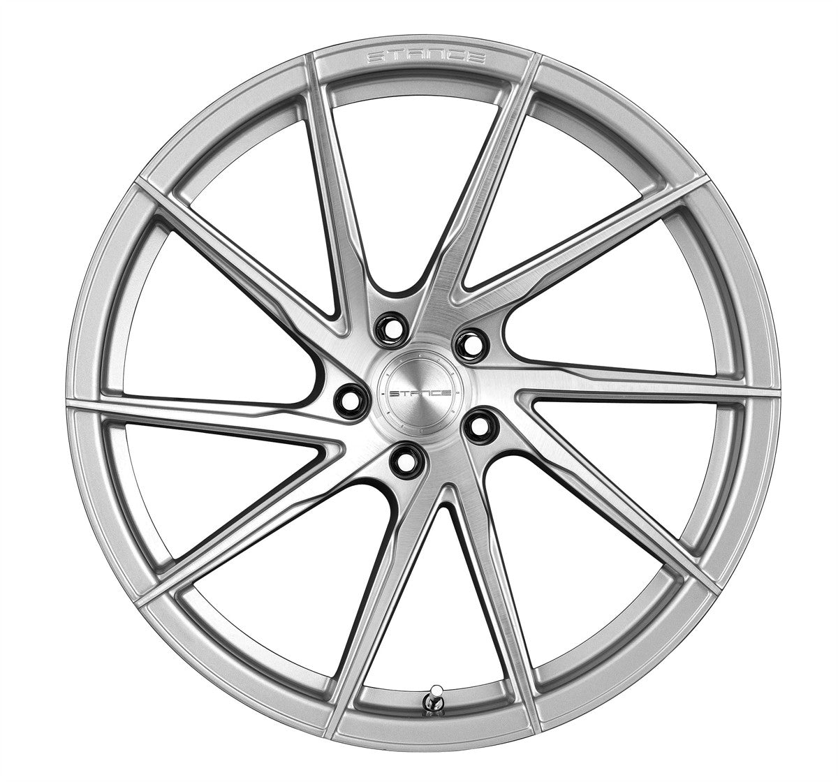 20” Stance SF01 Brush Silver Concave Wheels - Set of 4 - Motorsports LA