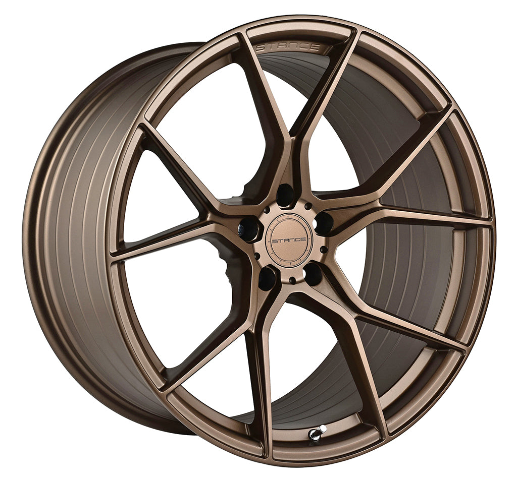19” Stance SF07 Satin Bronze Concave Wheels - Set of 4 - - Motorsports LA