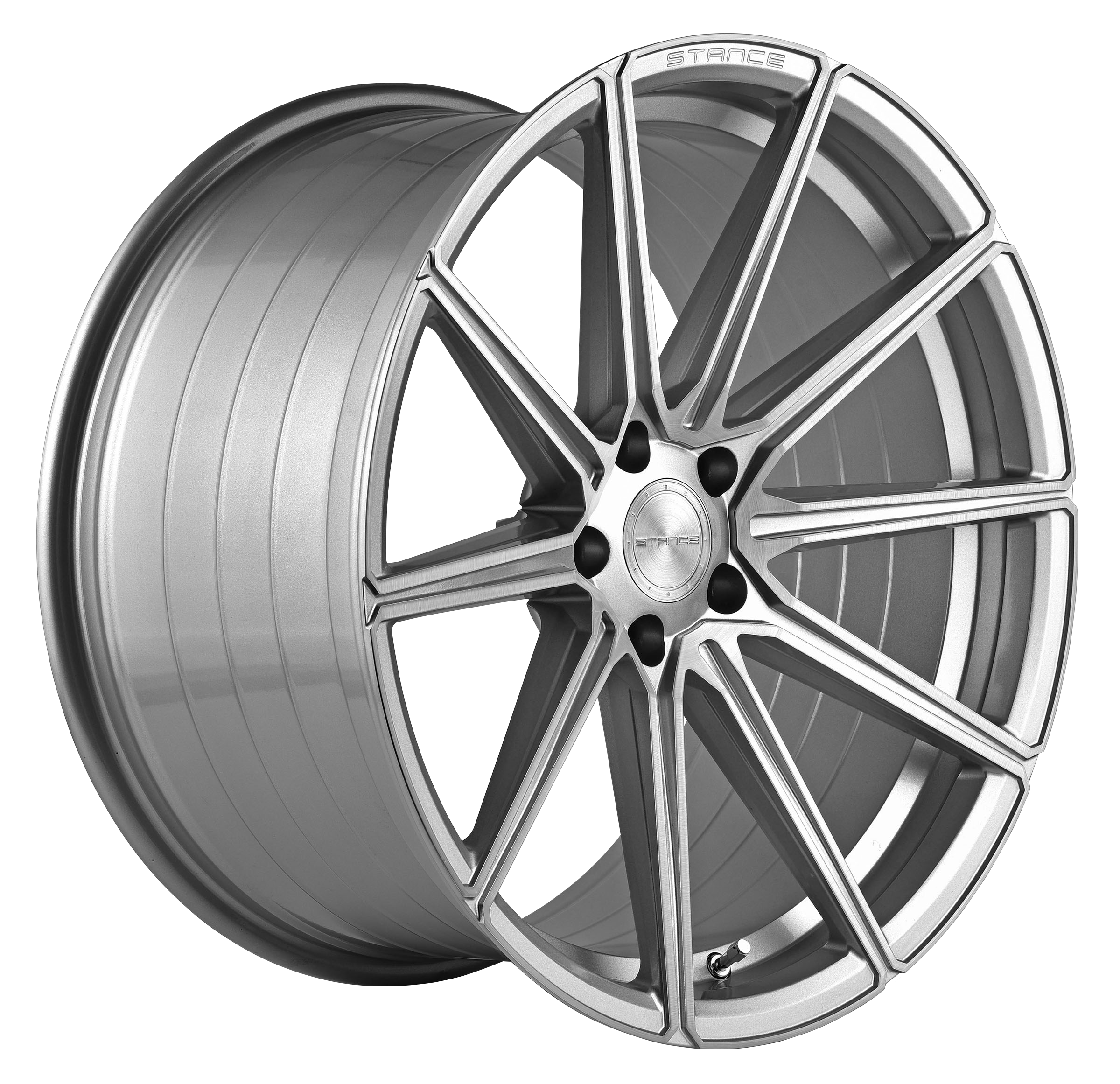 20” Stance SF09 Brush Silver Concave Wheels - Set of 4 - - Motorsports LA