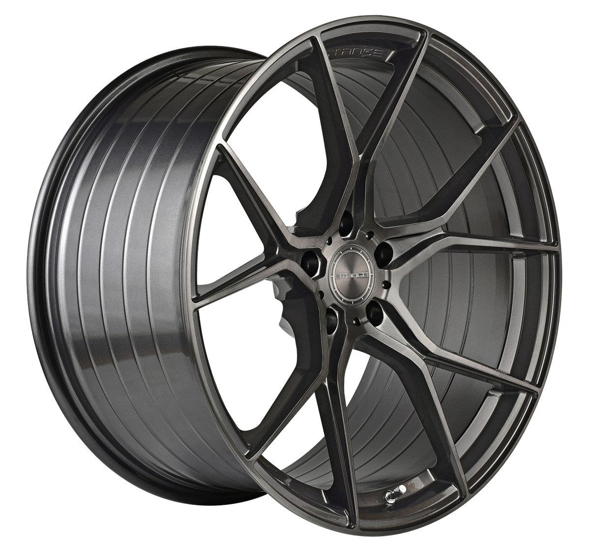 19” Stance SF07 Brushed Dual Gunmetal Concave Wheels - Set of 4 - Motorsports LA