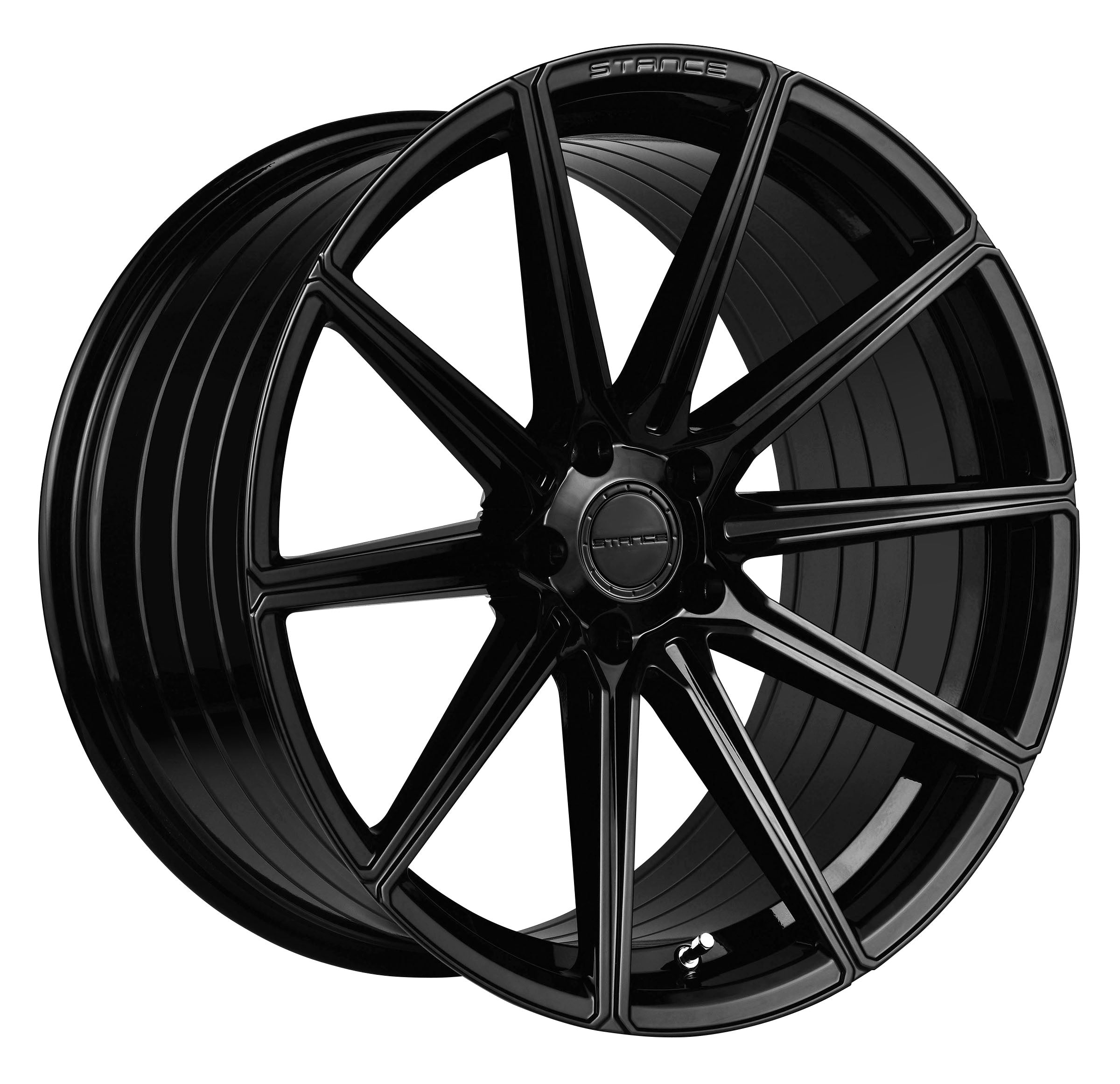 20” Stance SF09 Piano Black Concave Wheels - Set of 4 - - Motorsports LA