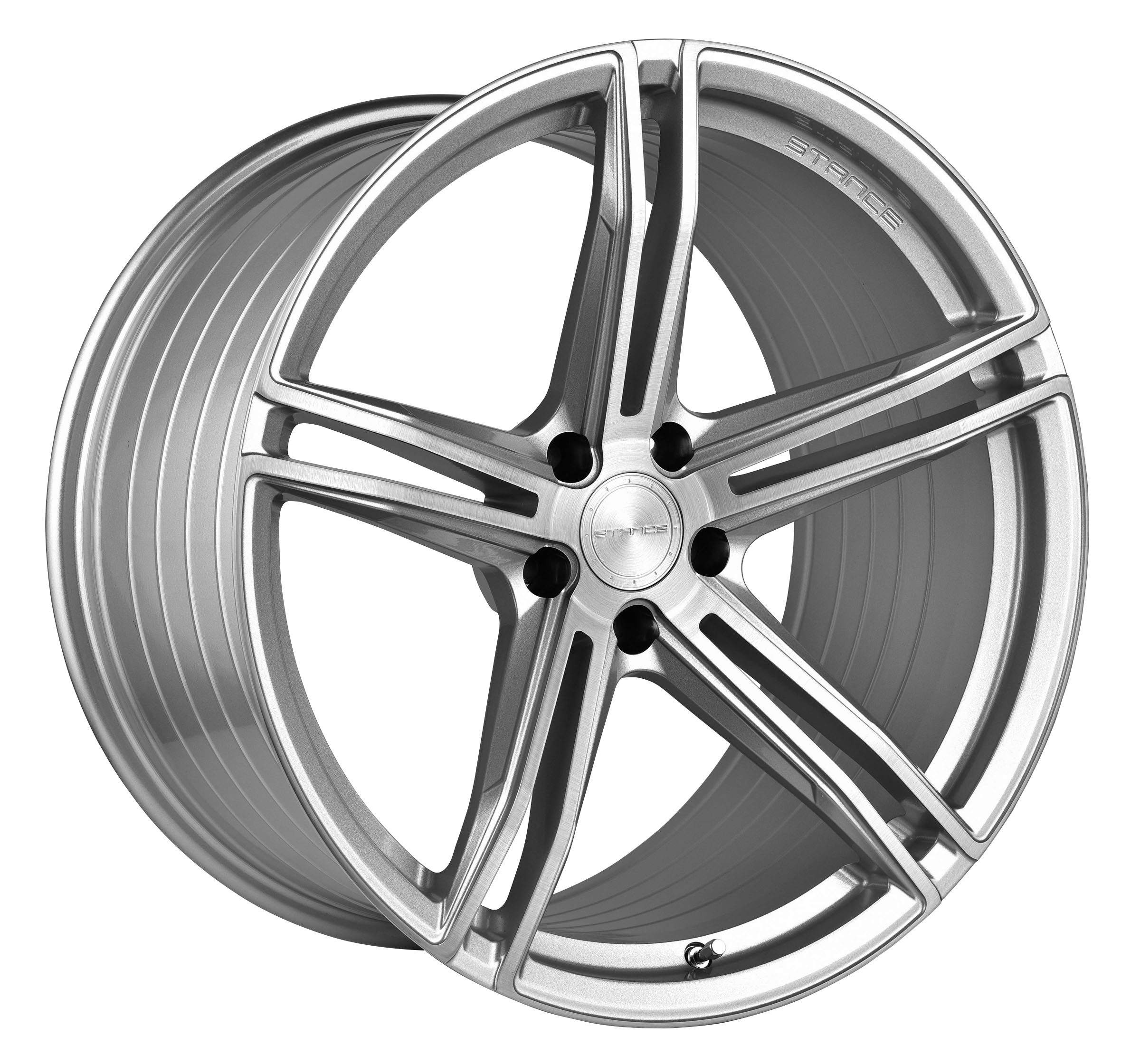 20” Stance SF08 Brush Silver Concave Wheels - Set of 4 - - Motorsports LA