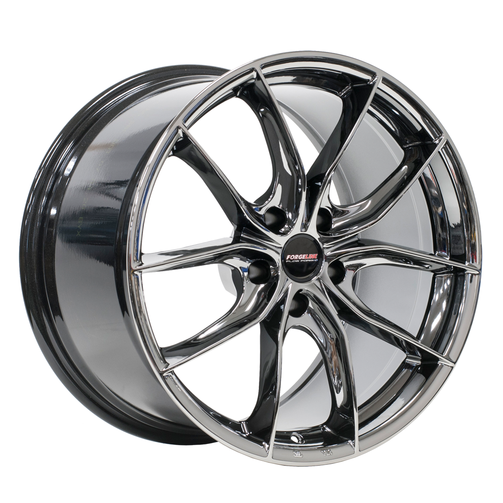 Forgeline F01 Black Ice - Corvette 19x10 20x12 Set of 4 - Motorsports LA