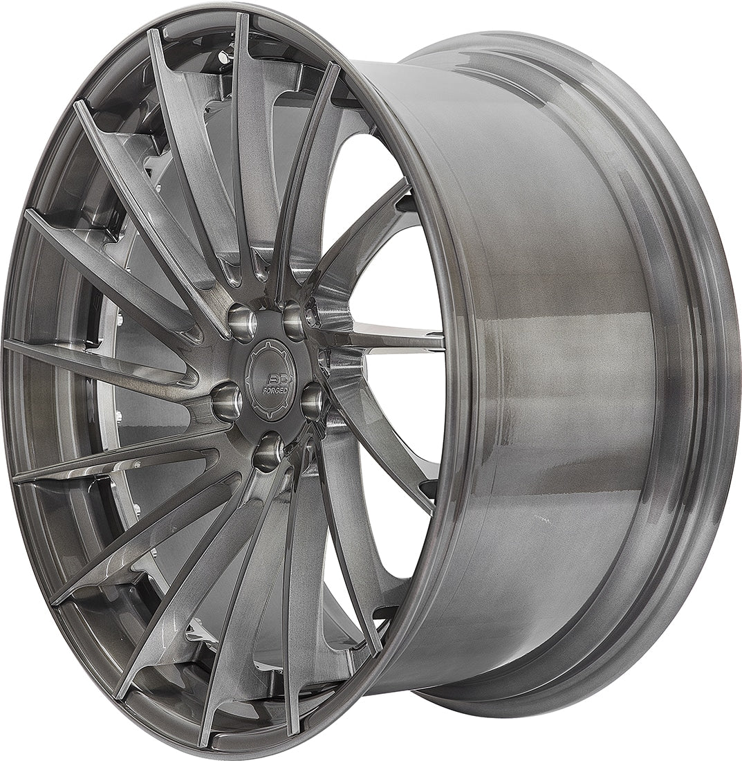 BC-Forged HCA215 Modular Wheels - 20x9 | 20x11 - Brushed Black Center - Brushed Dark Black Lip - Hidden Hardware - Motorsports LA