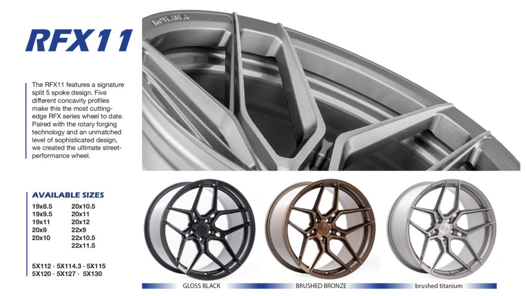 22" Rohana RFX11 Wheels - Set of 4 - Motorsports LA