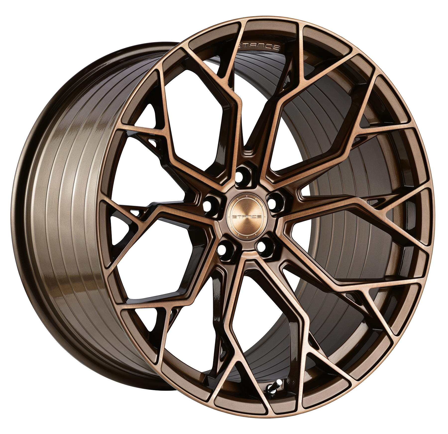20” Stance SF10 Wheels Brushed Dual Gunmetal - Set of 4 - Motorsports LA
