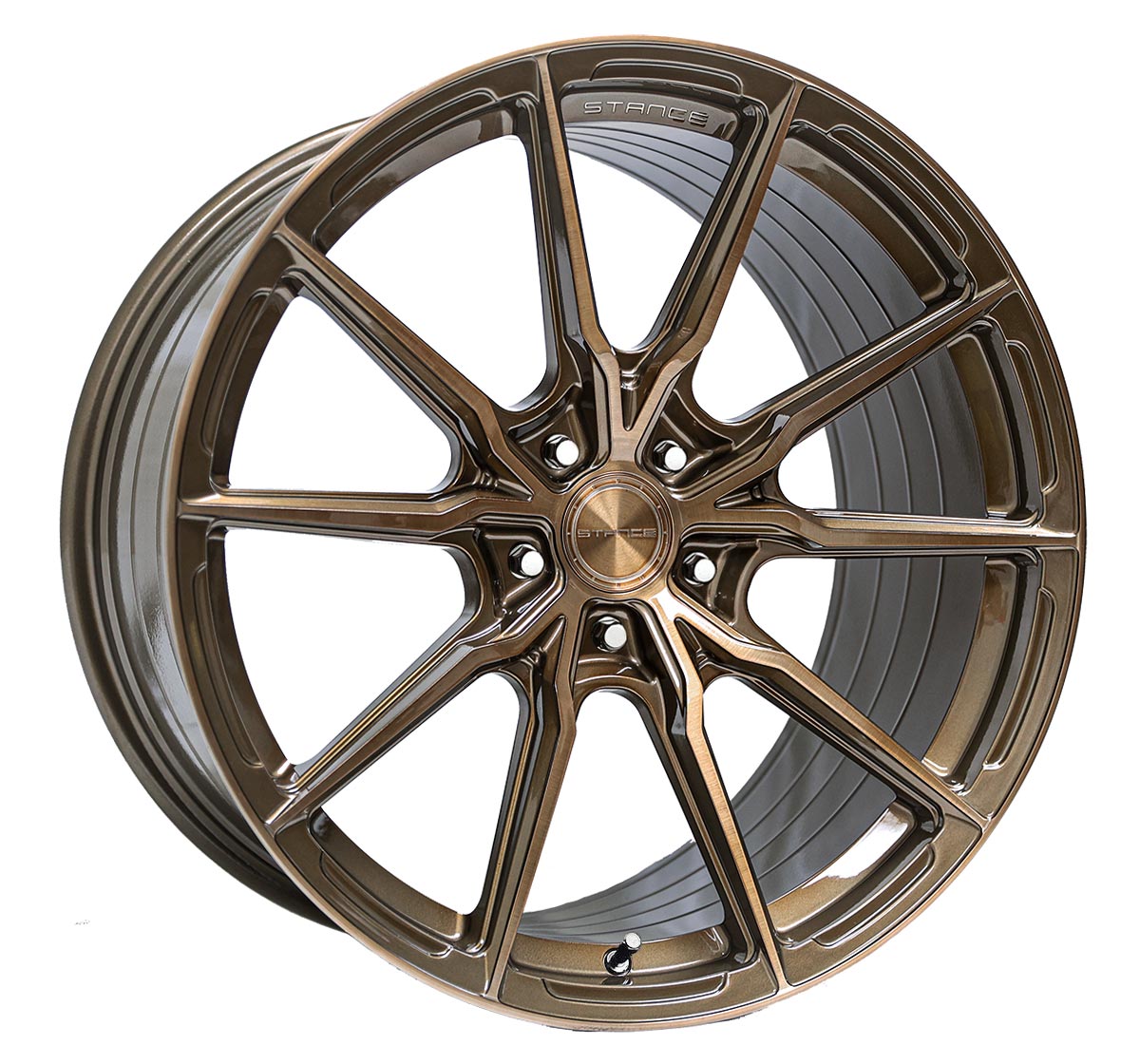 20” Stance SF11 Wheels Brushed Dual Bronze - Set of 4 - Motorsports LA