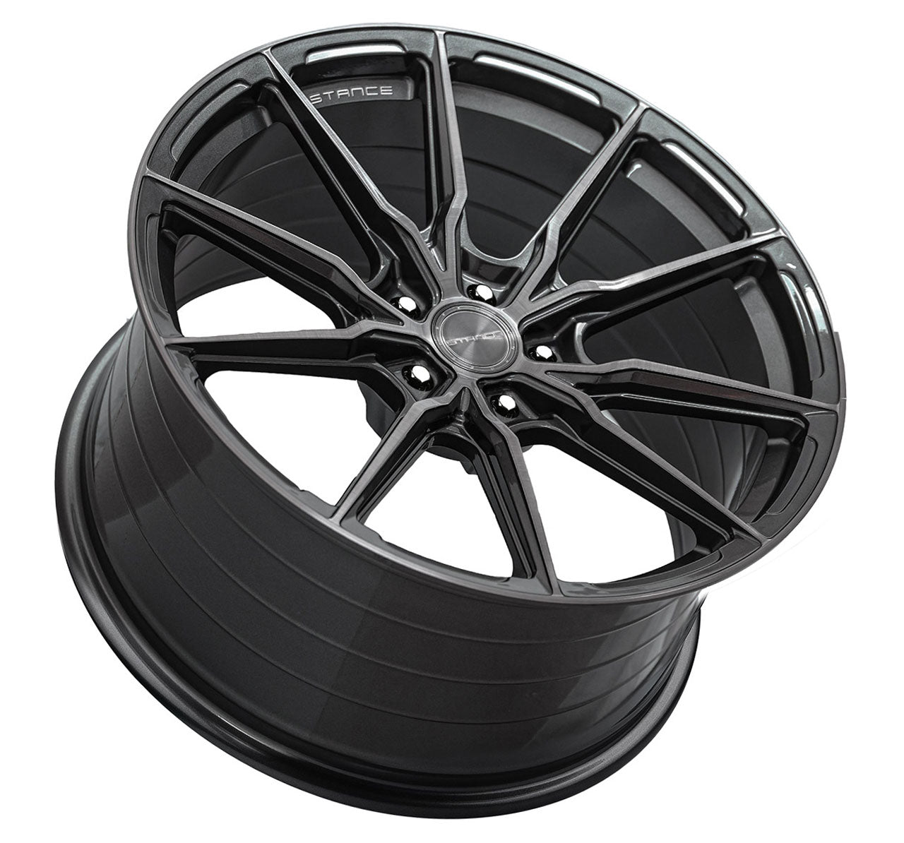 20” Stance SF11 Wheels Brushed Dual Gunmetal - Set of 4 - Motorsports LA
