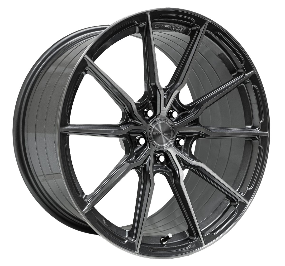 20” Stance SF11 Wheels Brushed Dual Gunmetal - Set of 4 - Motorsports LA