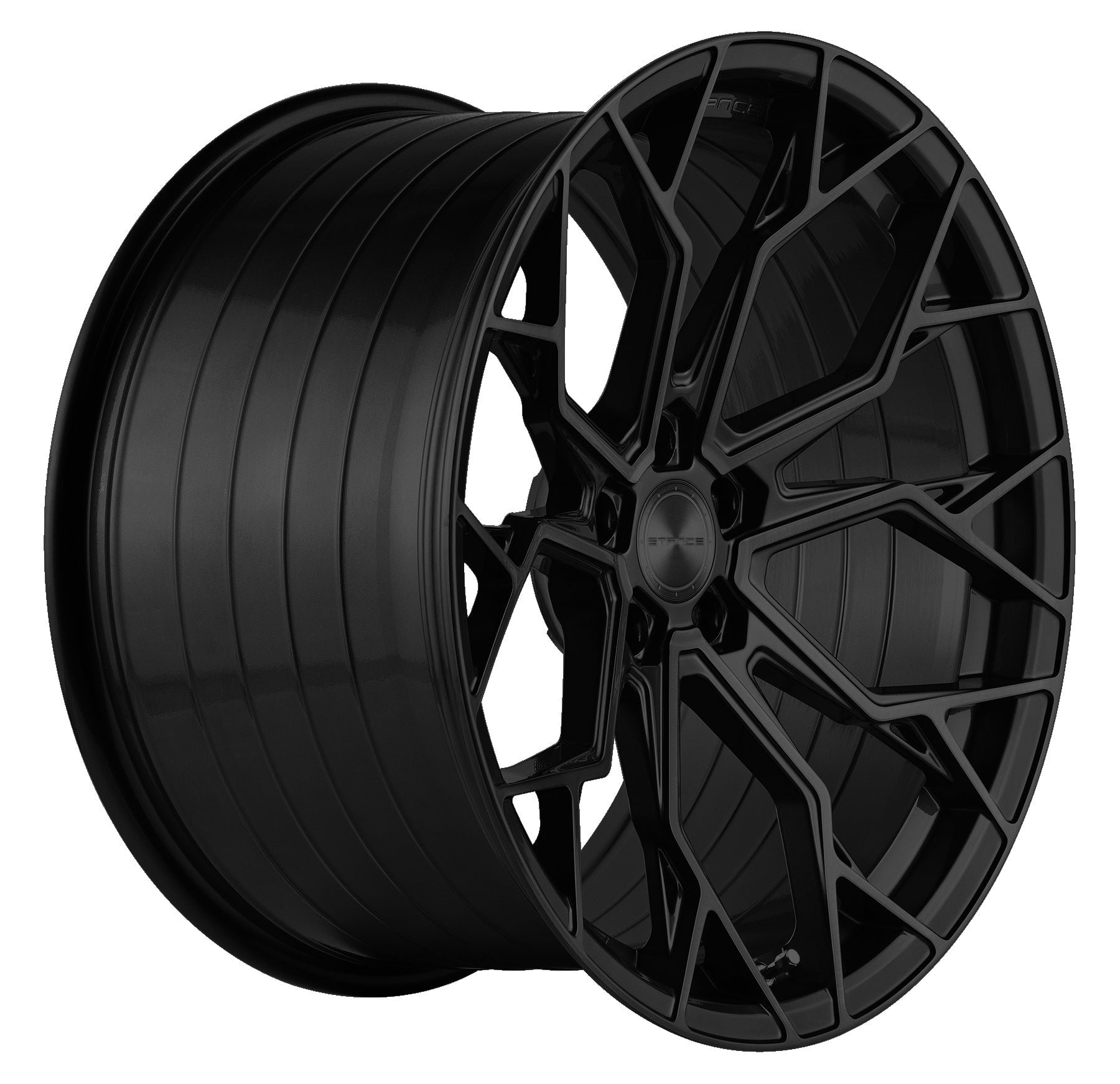 19” Stance SF10 Wheels Satin Black - Set of 4 - Motorsports LA