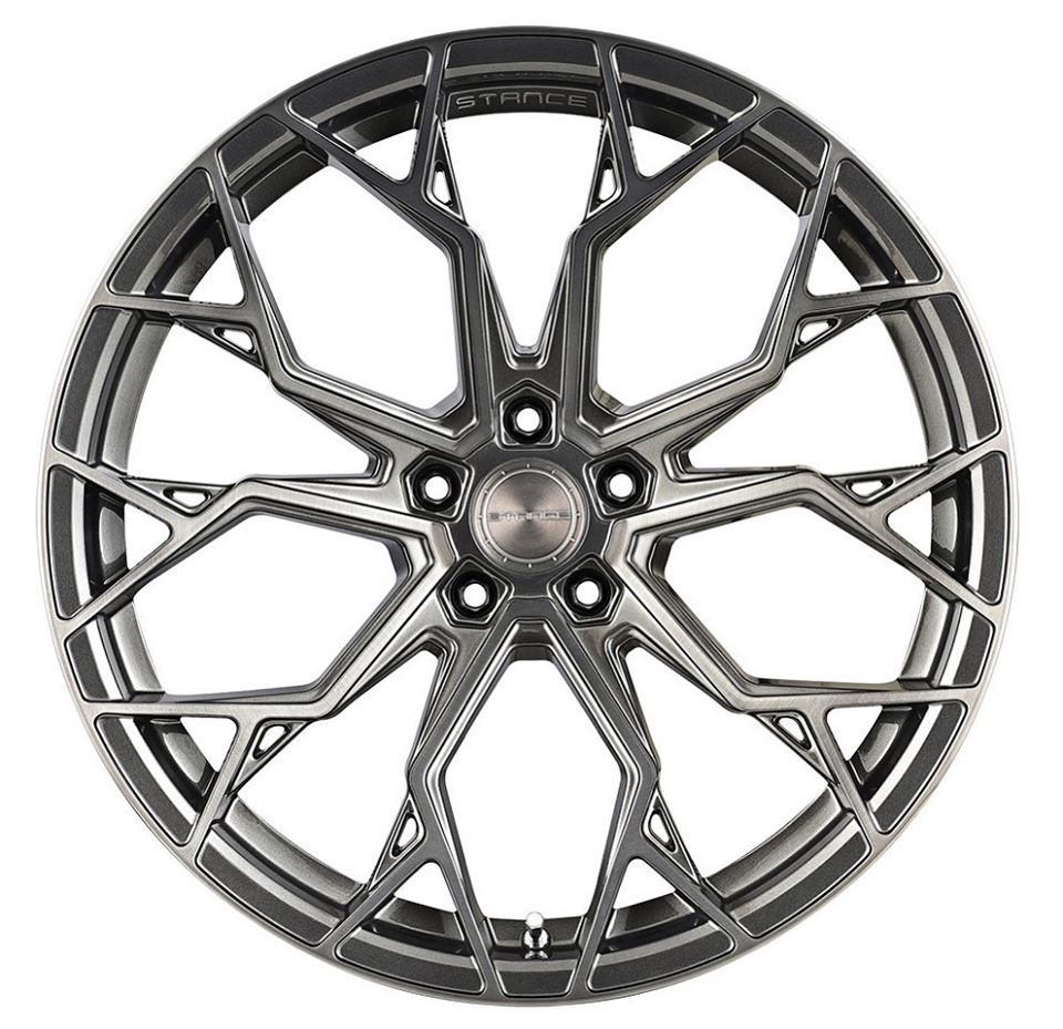 20” Stance SF10 Wheels Brushed Dual Gunmetal - Set of 4 - Motorsports LA