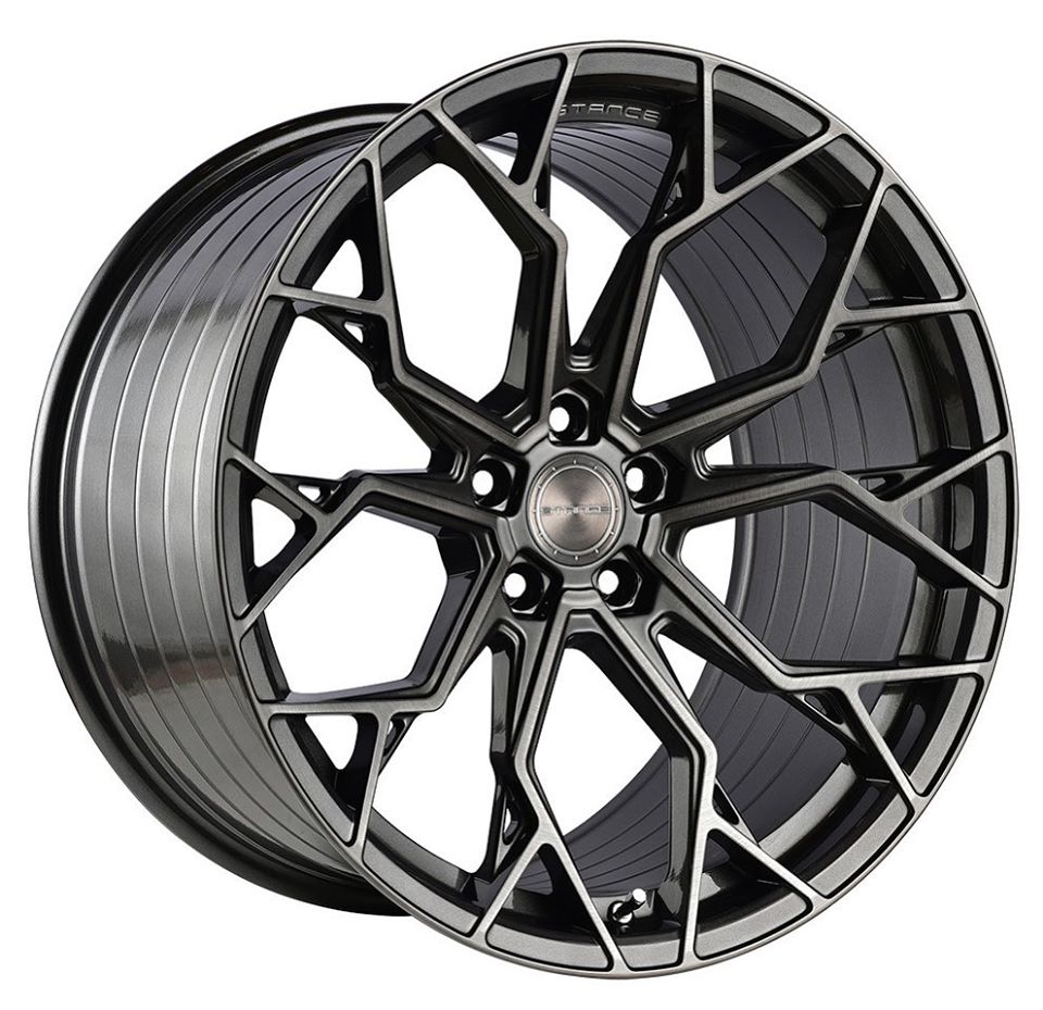 20” Stance SF10 Wheels Brushed Dual Gunmetal - Set of 4 - Motorsports LA