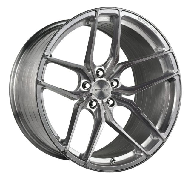 20” Stance SF03 Brushed Titanium Concave Wheels - Set of 4 - Motorsports LA
