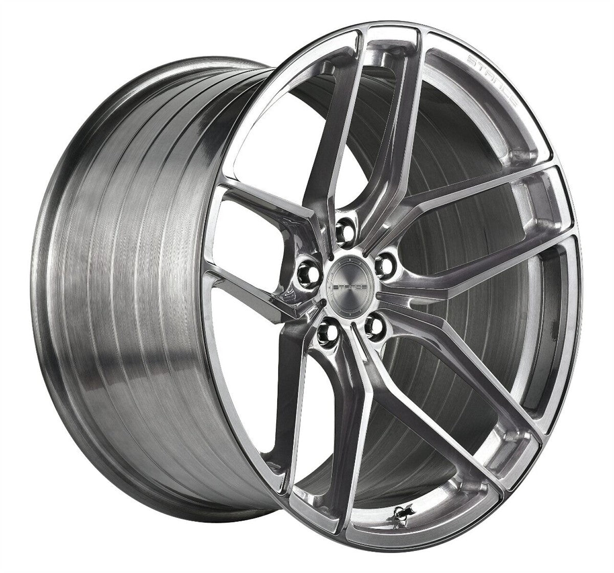 20” Stance SF03 Brushed Titanium  Concave Wheels - Set of 4 - Motorsports LA