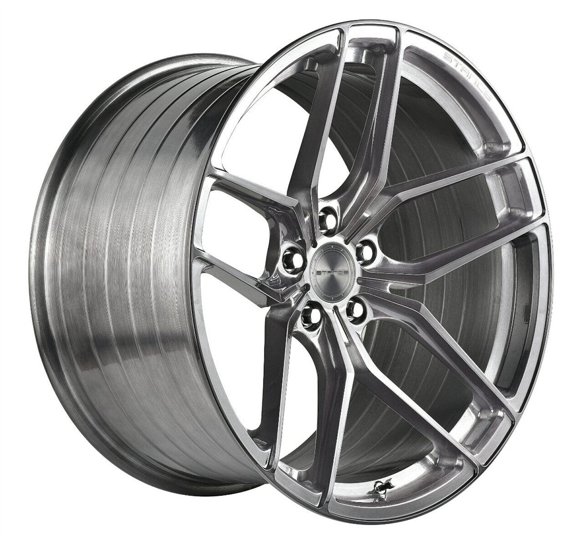 20” Stance SF03 Brushed Titanium Concave Wheels - Set of 4 - Motorsports LA