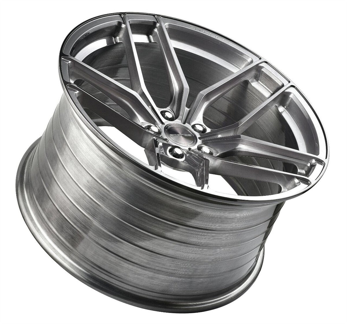20” Stance SF03 Brushed Titanium Concave Wheels - Set of 4 - Motorsports LA