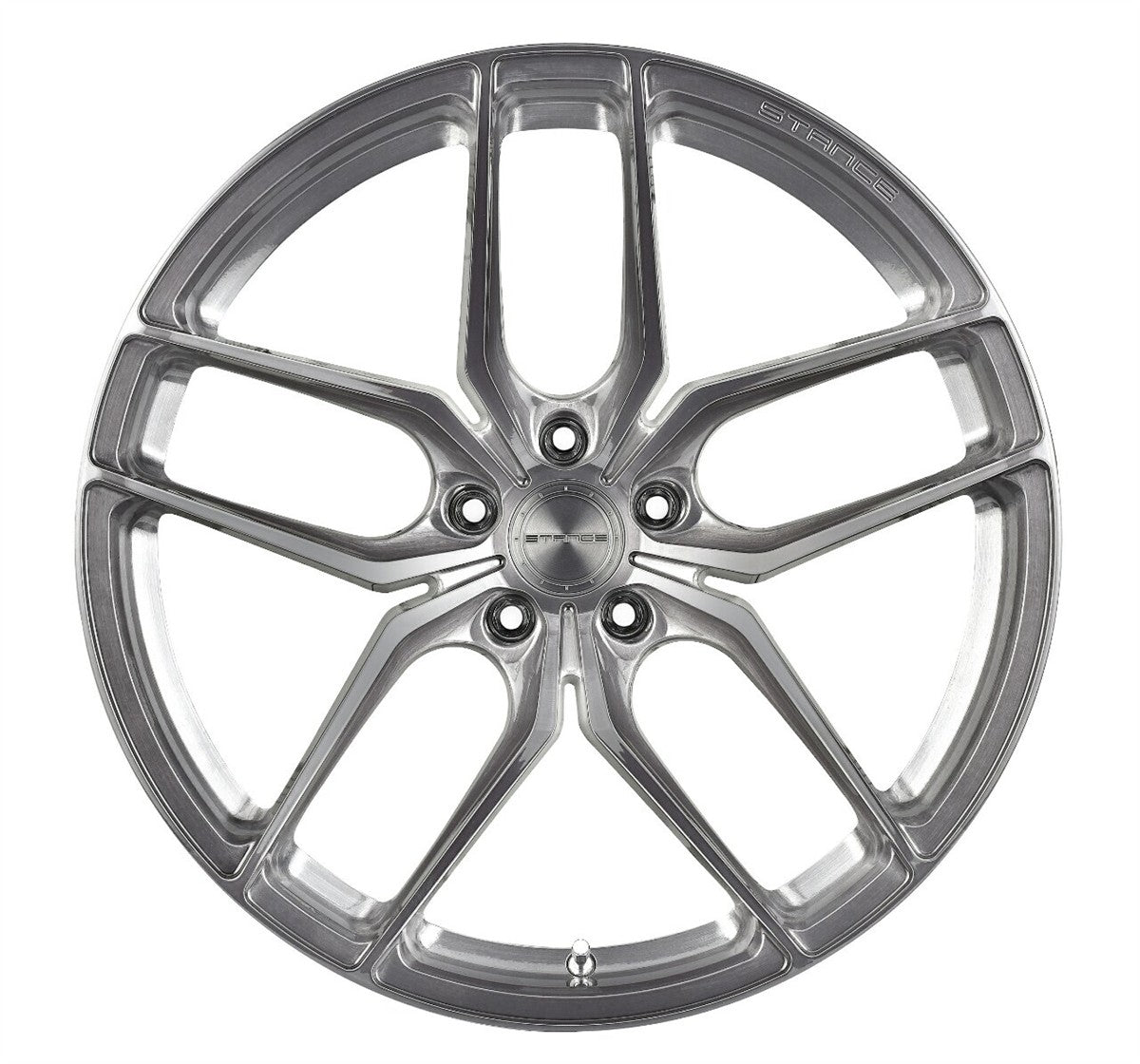 20” Stance SF03 Brushed Titanium Concave Wheels - Set of 4 - Motorsports LA