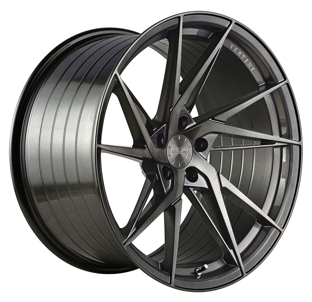 20” Vertini RFS1.9 Brushed Dual Gunmetal Concave Wheels - Set of 4 - Motorsports LA