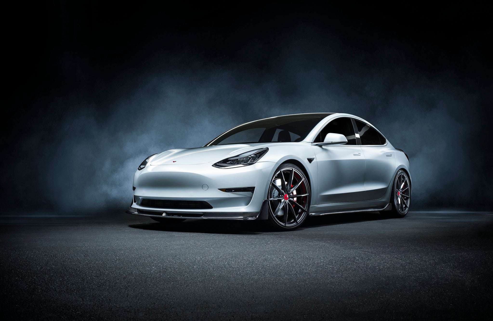 TESLA MODEL 3 VOLTA AERO FRONT SPOILER #TEV1010 - Motorsports LA
