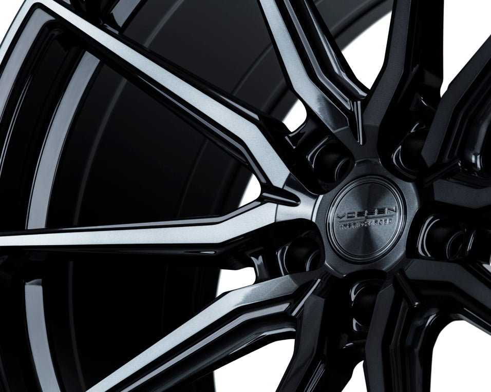 Vossen HF-3 - Corvette C8 Tinted Gloss Black 20x9 21x12 - Motorsports LA