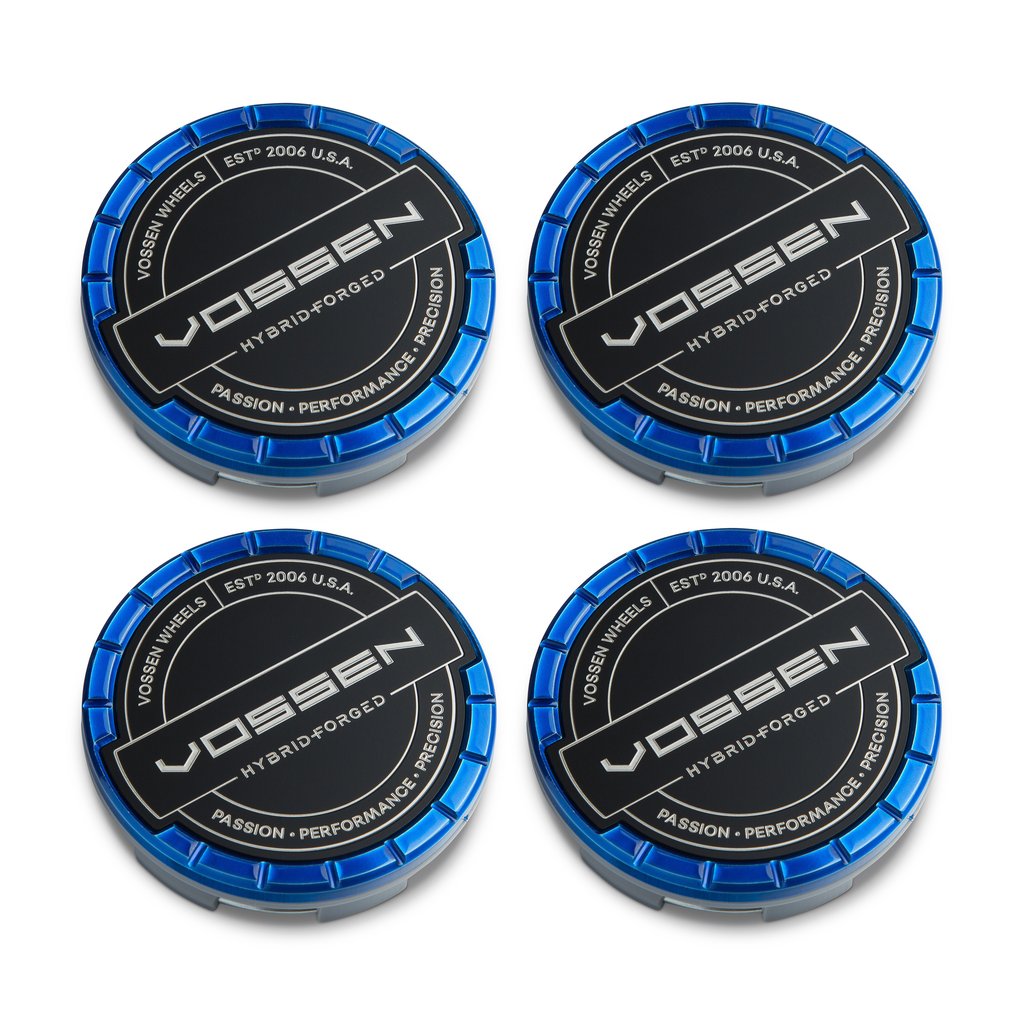 Hybrid Forged Billet Sport Cap Set For VF & HF Series Wheels (Fountain Blue) - Motorsports LA