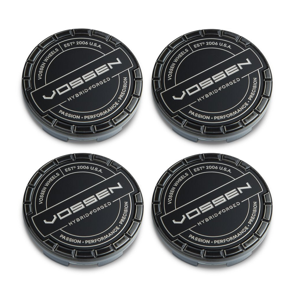 Hybrid Forged Billet Sport Cap Set For VF & HF Series Wheels (Gloss Black) - Motorsports LA