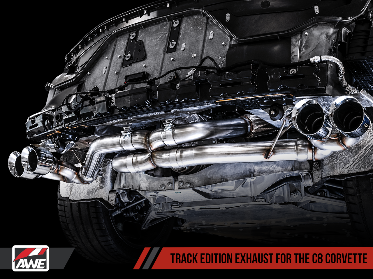AWE EXHAUST FOR THE CORVETTE C8 - TRACK EDITION - Motorsports LA