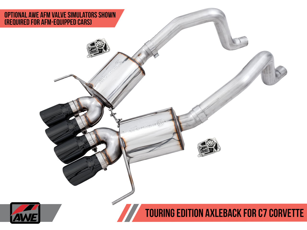 AWE EXHAUST C7 CORVETTE STINGRAY / Z51 / GRAND SPORT / Z06 / ZR1 - TOURING EDITION - Motorsports LA