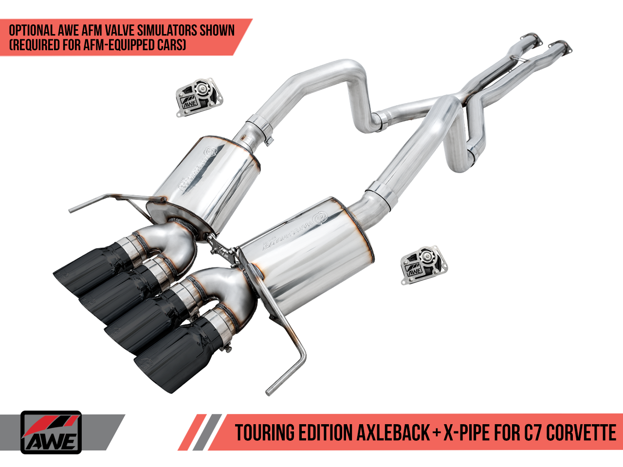 AWE EXHAUST C7 CORVETTE STINGRAY / Z51 / GRAND SPORT / Z06 / ZR1 - TOURING EDITION - Motorsports LA