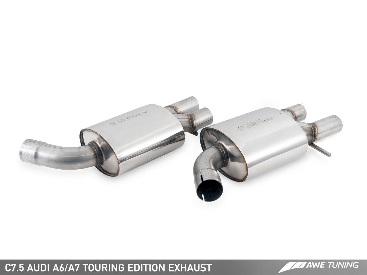 AWE Touring Edition Exhaust for Audi C7.5 A7 3.0T - Quad Outlet - Motorsports LA