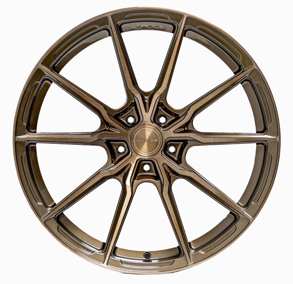 20” Stance SF11 Wheels Brushed Dual Bronze - Set of 4 - Motorsports LA