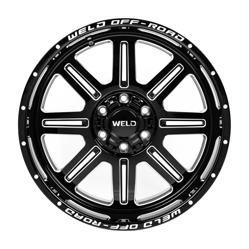 WELD Off-Road Chasm W103 - Gloss Black Milled - 20" 5 Lug - Motorsports LA