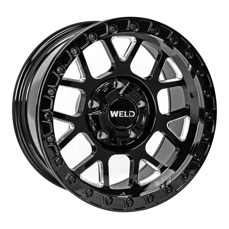 WELD Off-Road Cinch Beadlock W902 - Gloss Black Milled - 17" - Motorsports LA