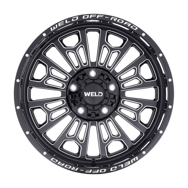 WELD Off-Road Elicit W114 - Gloss Black Milled - 20" 5 Lug - Motorsports LA