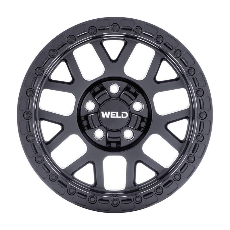 WELD Off-Road Cinch W104 - Gloss Black Milled - 17" - Motorsports LA