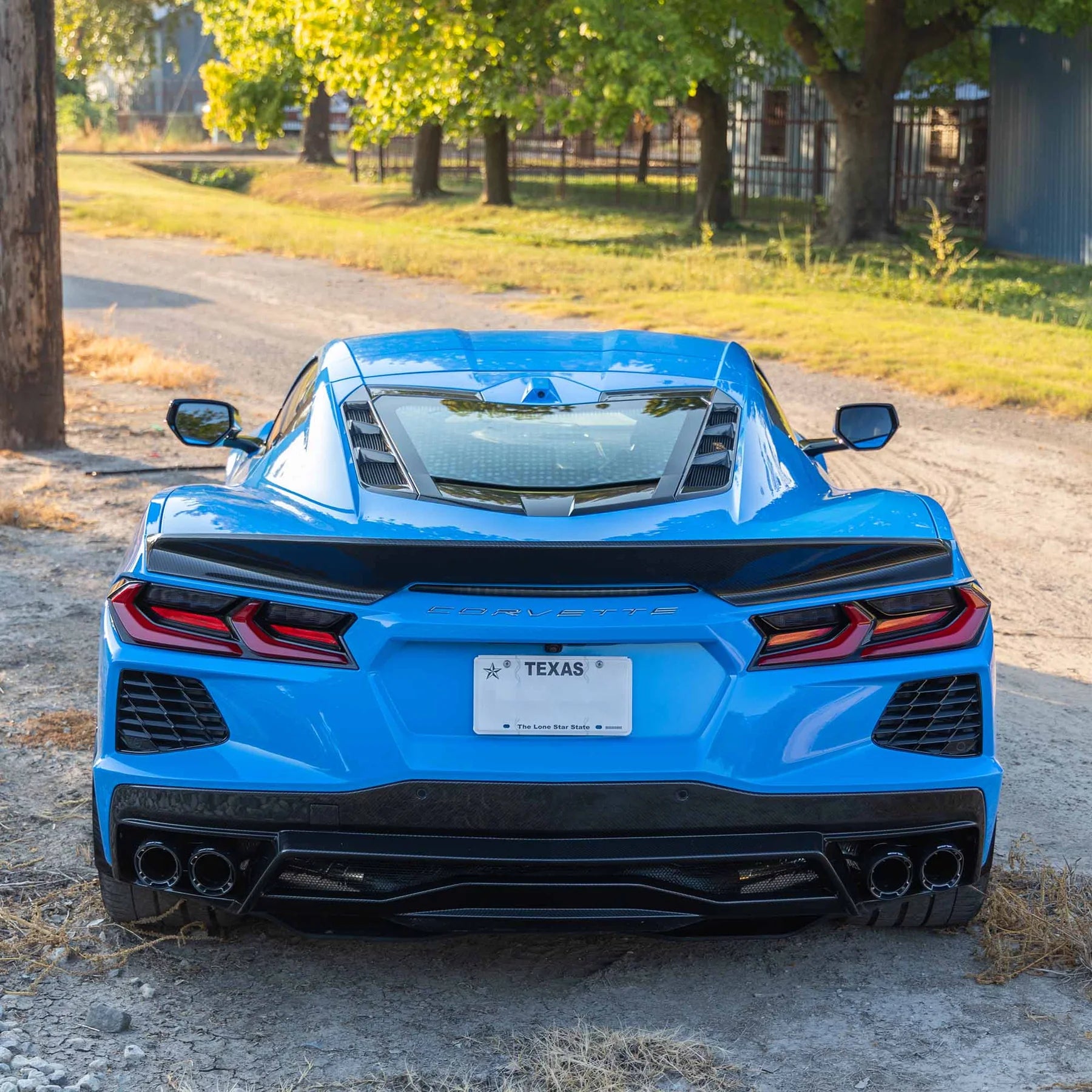 RACING SPORT CONCEPTS - GT DUCKTAIL REAR SPOILER - CARBON FIBER FOR C8 CORVETTE