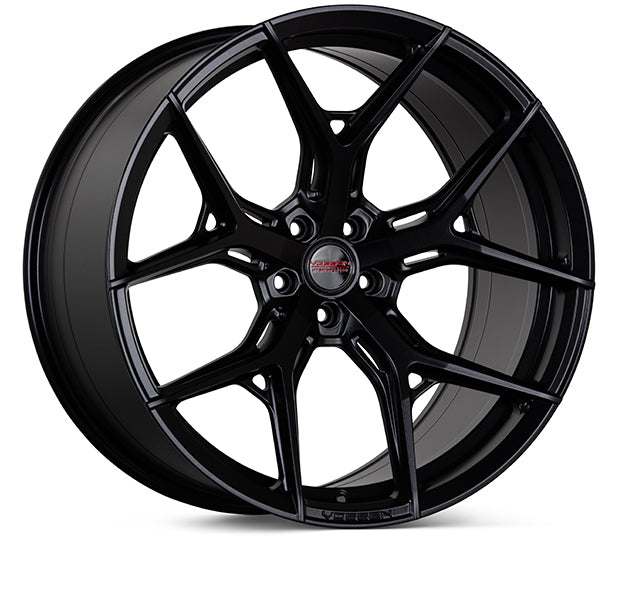 22” Vossen HF-5 Satin Black Wheels for Tesla Model X (22x9.5|22x10.5) - Deep Concave - Motorsports LA