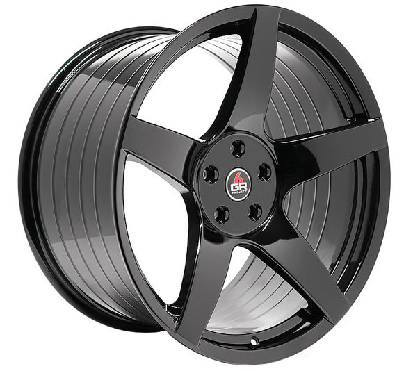 Project 6GR FIVE - 19X11 5X114.3 +50MM GLOSS BLACK