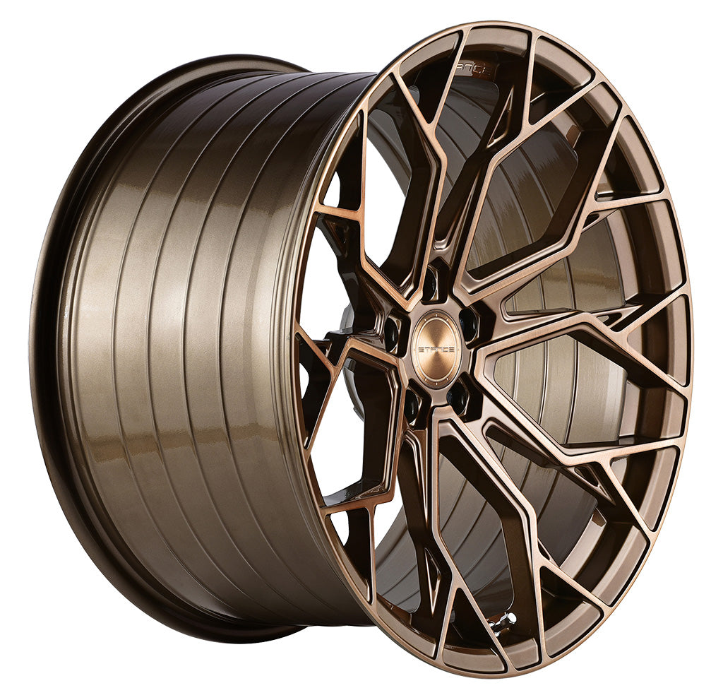 Stance SF10 Brushed Dual Bronze Corvette C8 20x9 21x12 w/ Michelin Pilot Sport 4S 255/30-20 - 325/25-21