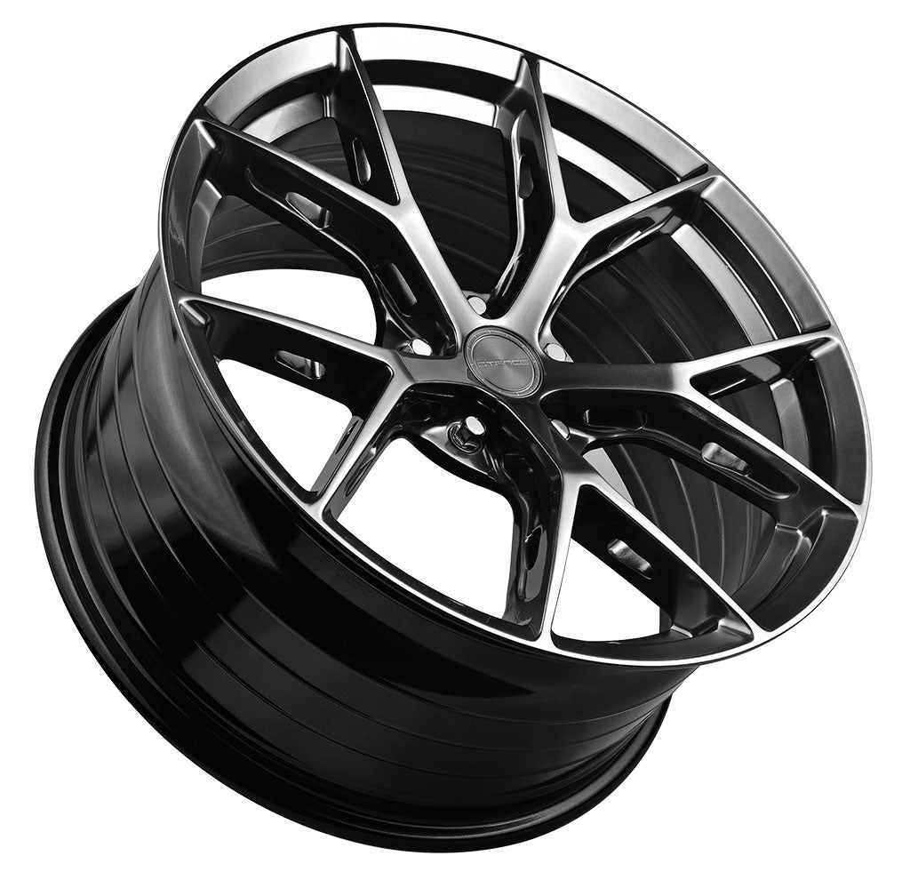 19” Stance SF14 Hyper Black Concave Wheels - Set of 4