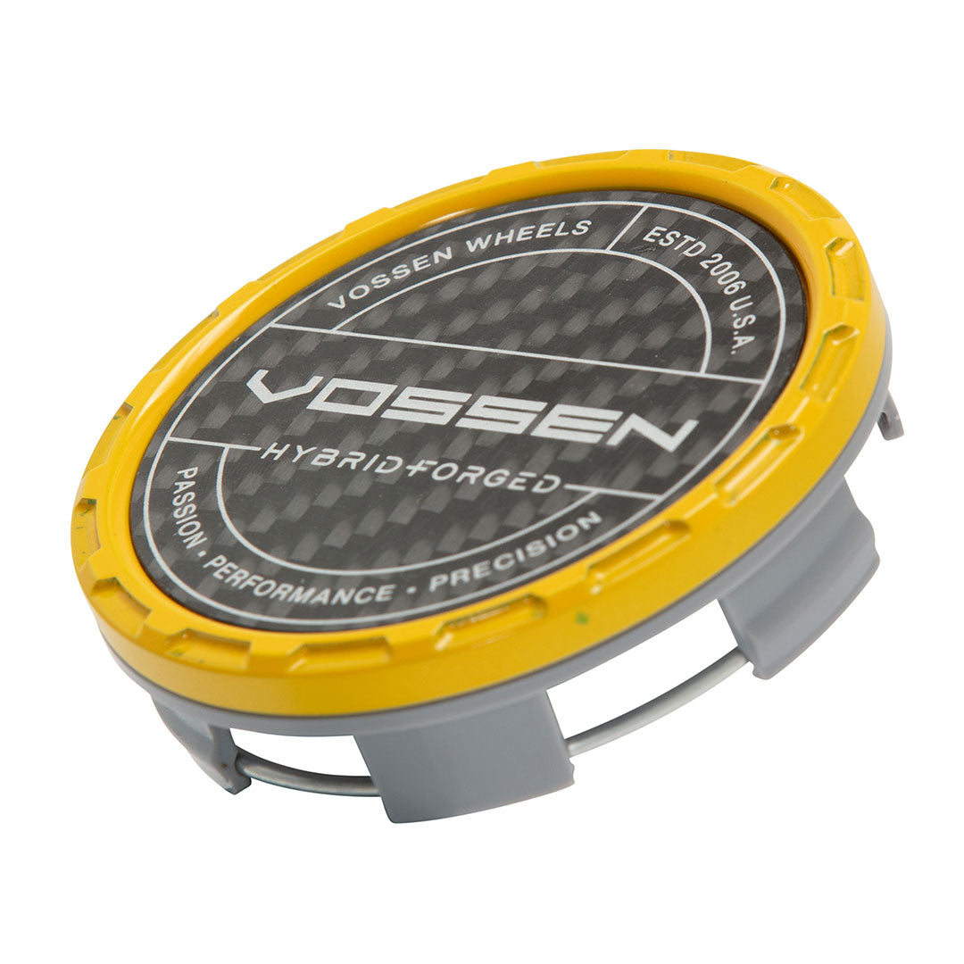 Carbon Billet Sport Cap Set For VF/HF Series Wheels (Canary Yellow)