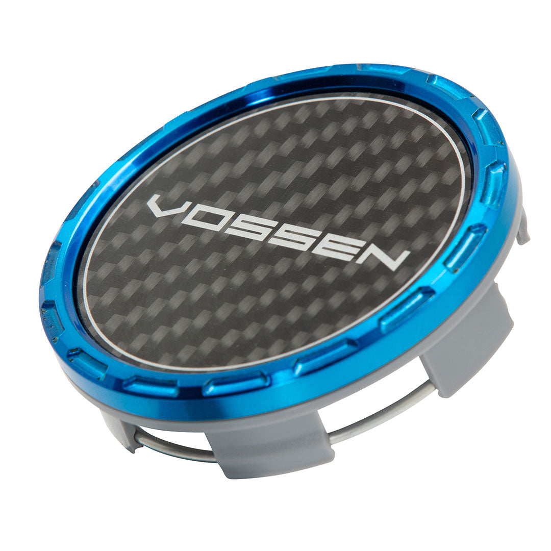 Classic Carbon Billet Sport Cap Set For VF/HF Series Wheels (Fountain Blue)