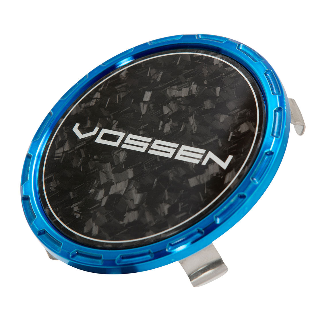 Classic Carbon Billet Sport Cap Set For VF/HF Series Wheels (Fountain Blue)