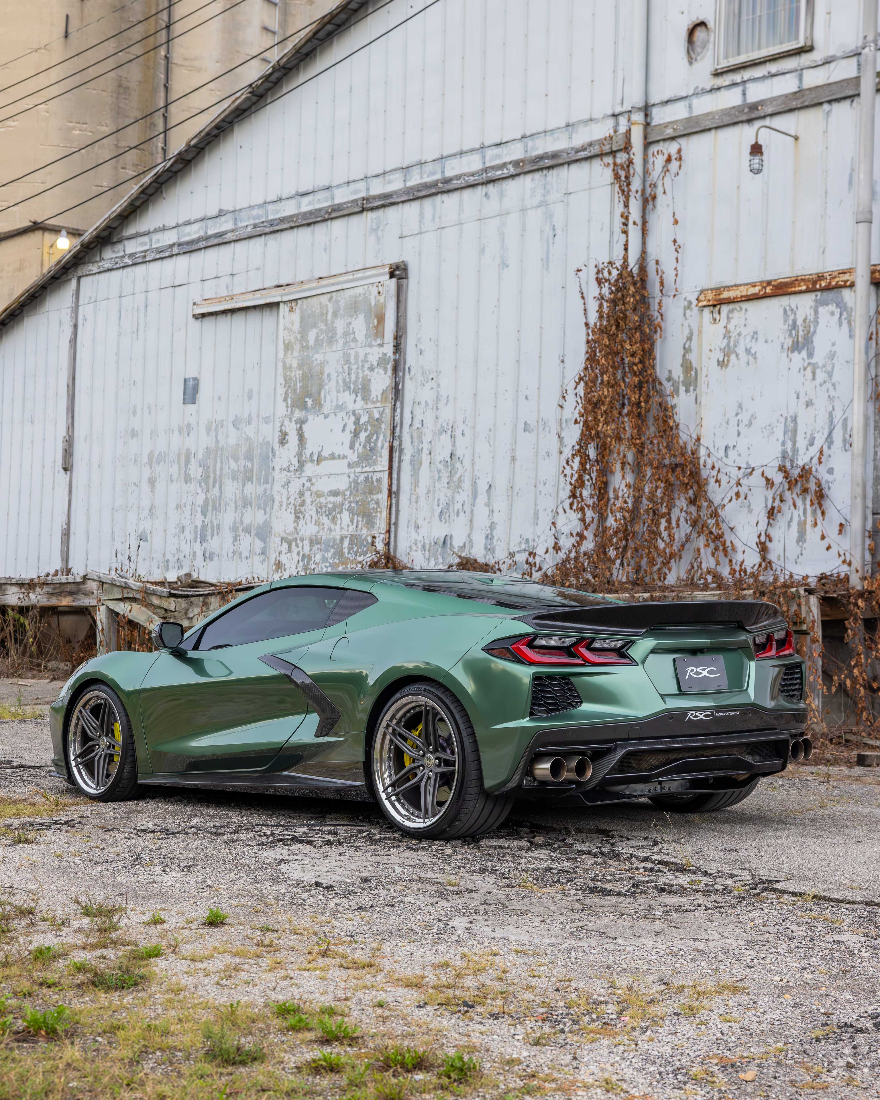 RACING SPORT CONCEPTS - GT DUCKTAIL REAR SPOILER - CARBON FIBER FOR C8 CORVETTE