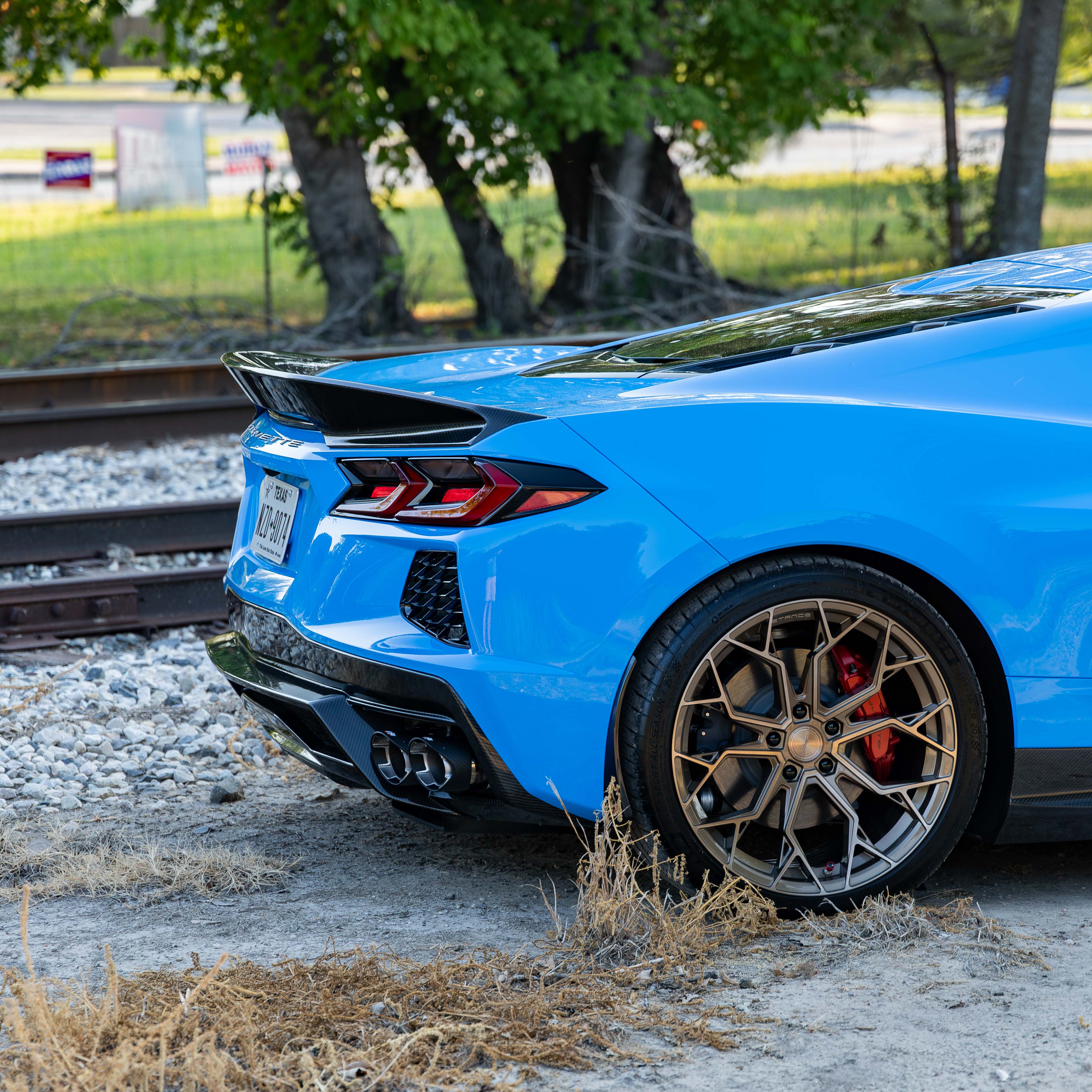 RACING SPORT CONCEPTS - GT DUCKTAIL REAR SPOILER - CARBON FIBER FOR C8 CORVETTE