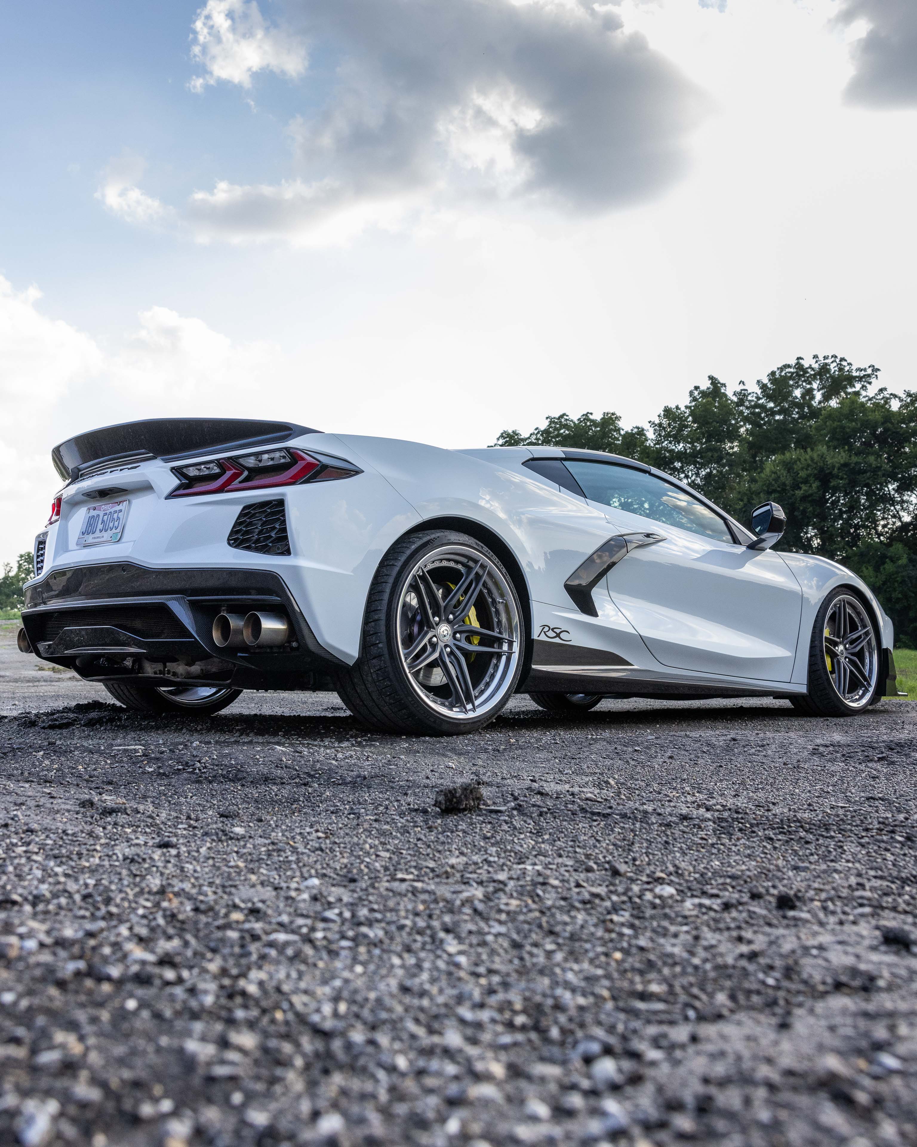 RACING SPORT CONCEPTS - GT DUCKTAIL REAR SPOILER - CARBON FIBER FOR C8 CORVETTE