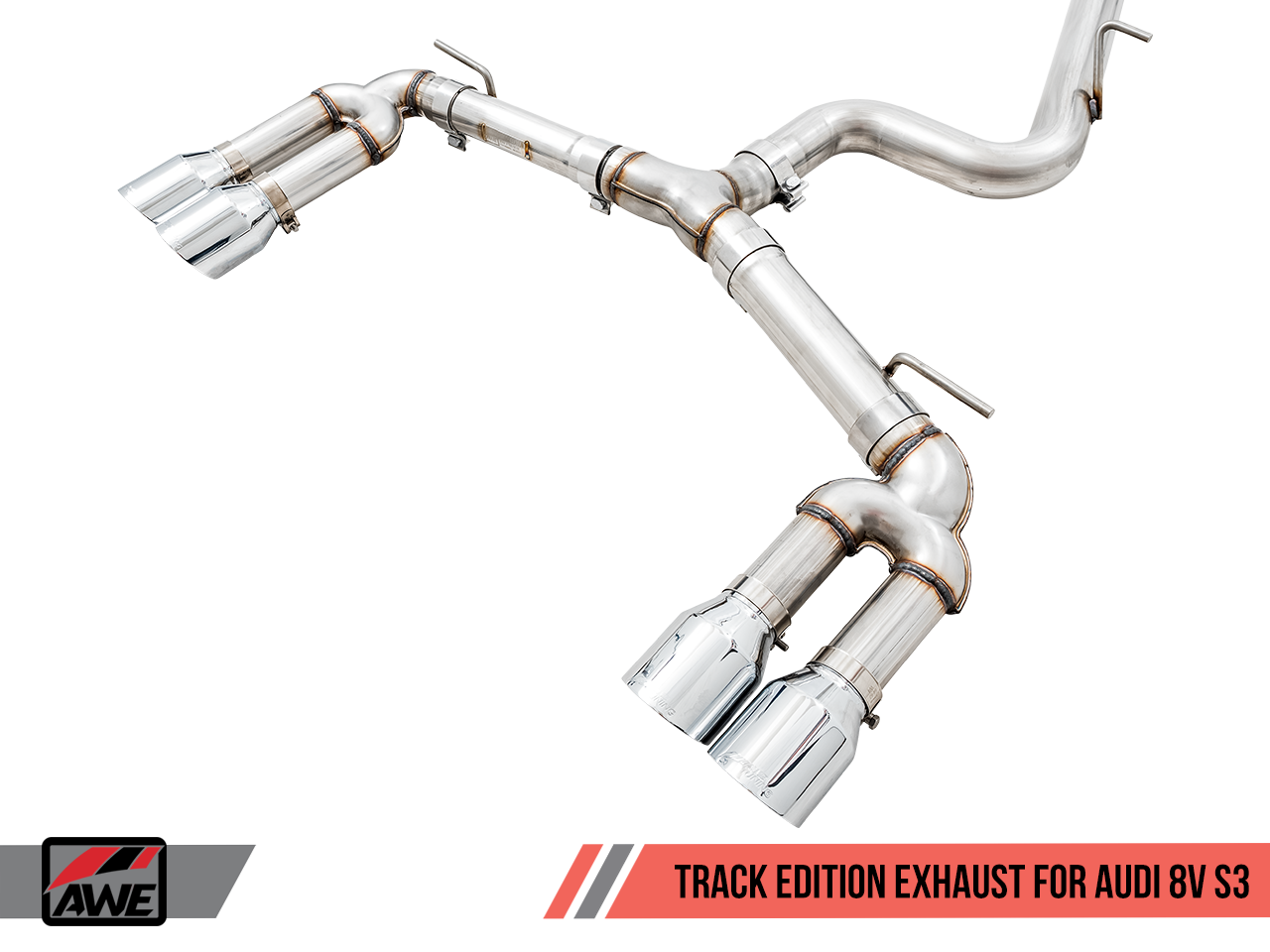 AWE Track Edition Exhaust for Audi 8V S3 - Motorsports LA